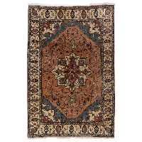 فرش دستباف قدیمی چهار و نیم متری سی پرشیا کد 174315