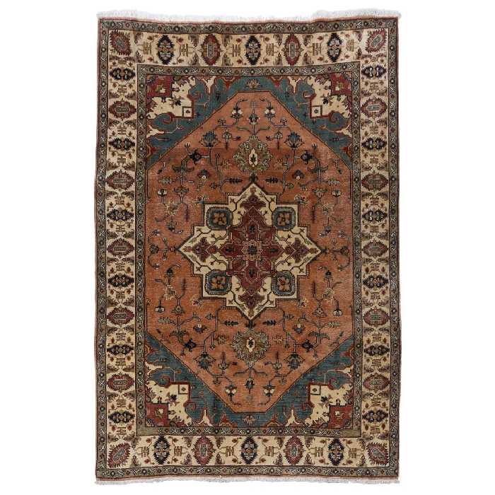 فرش دستباف قدیمی چهار و نیم متری سی پرشیا کد 174315