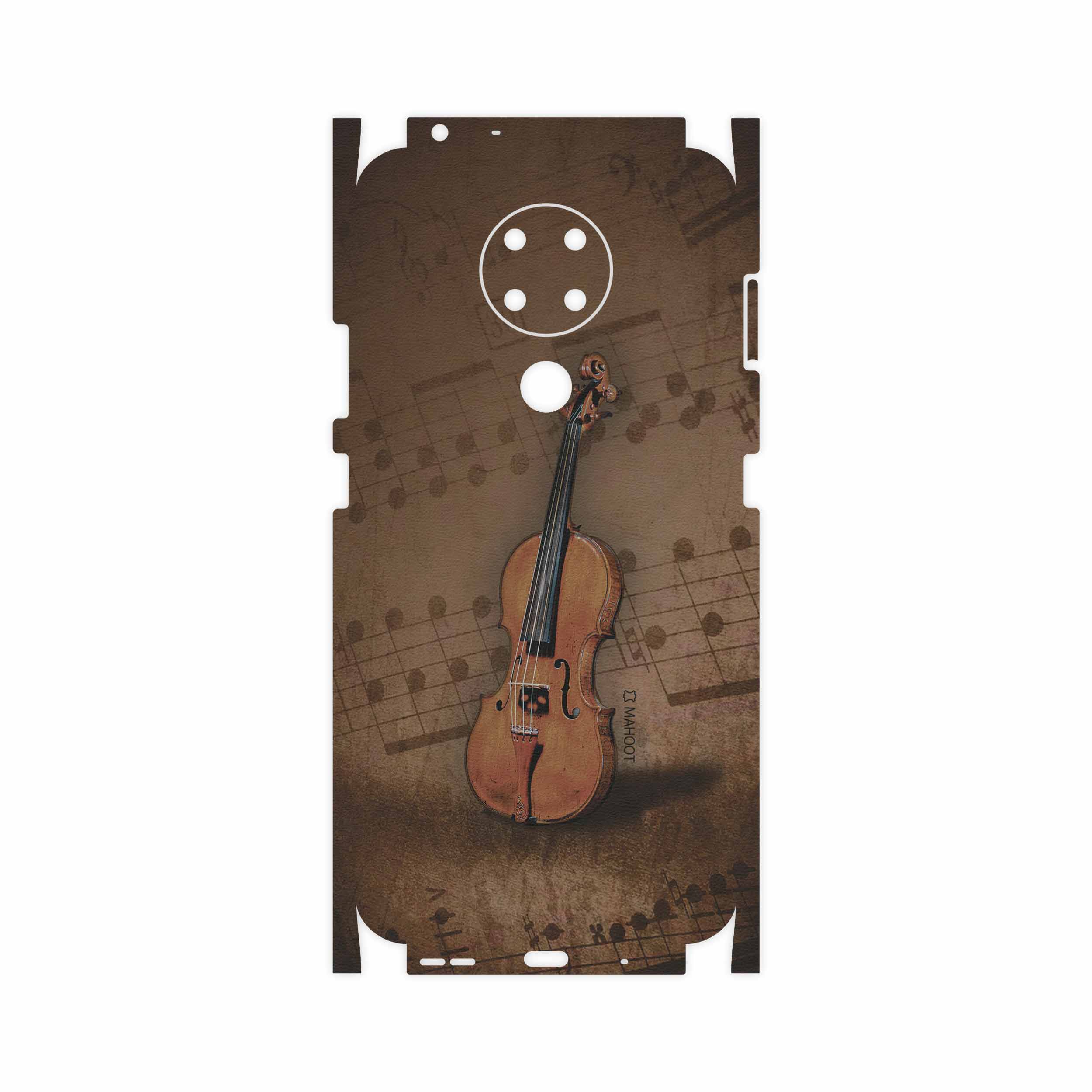 برچسب پوششی ماهوت مدل Violin-Instrument-FullSkin مناسب برای گوشی موبایل نوکیا 3.4