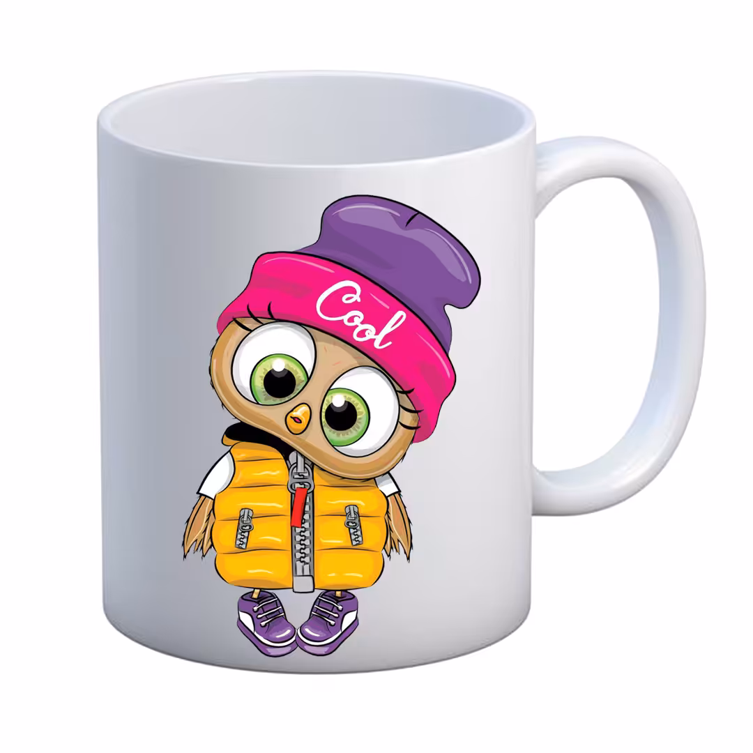 ماگ طرح جغد کد 08