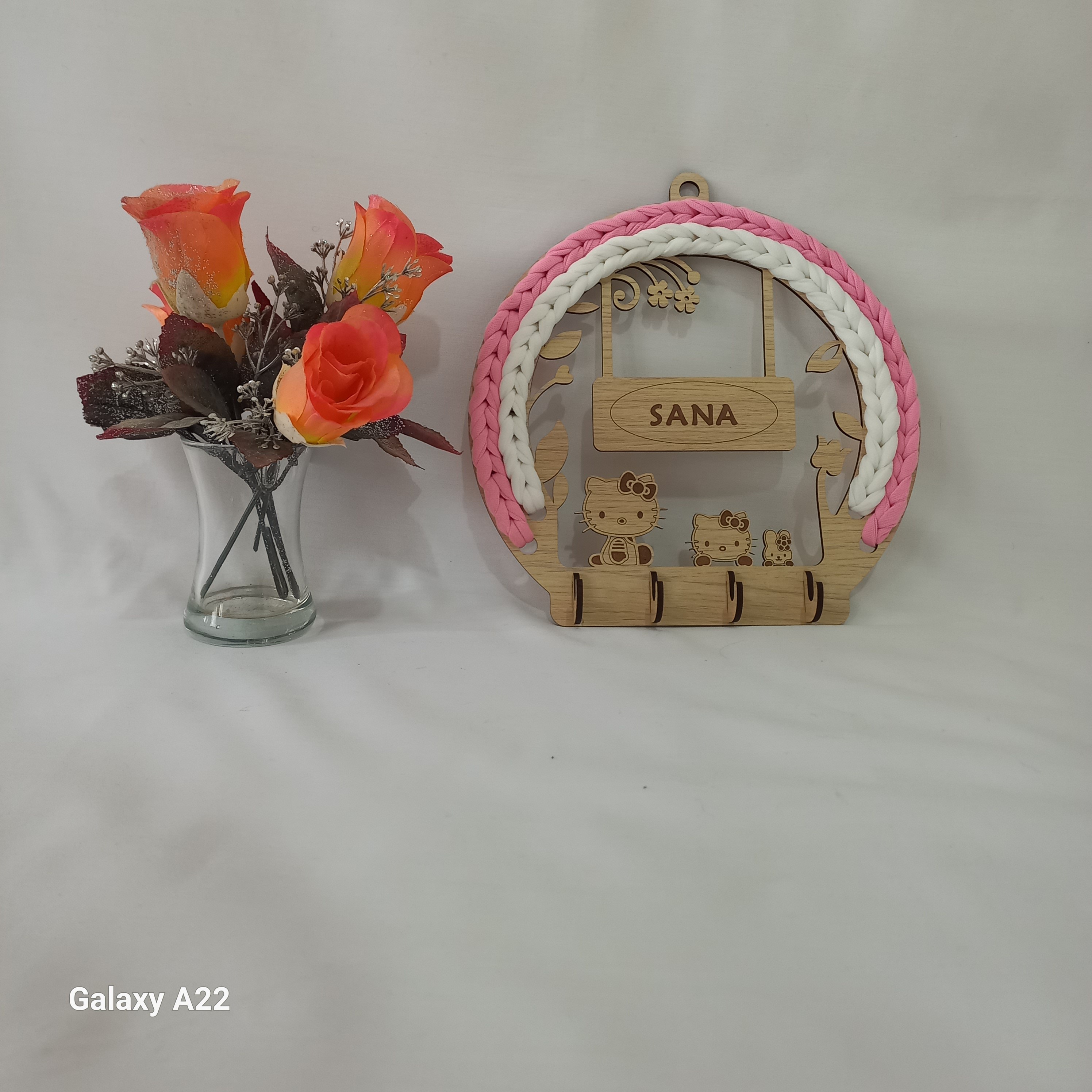 جاکلید، اویز اسم تریکو(دستبافت) 