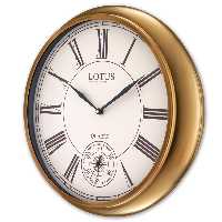 ساعت ديواری فلزی لوتوس کد محصول: M-20500-CARLO-ANTIQUE&SILVER