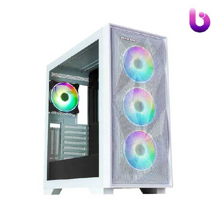 کیس کامپیوتر مسترتک Master Tech Hunter X Gaming White