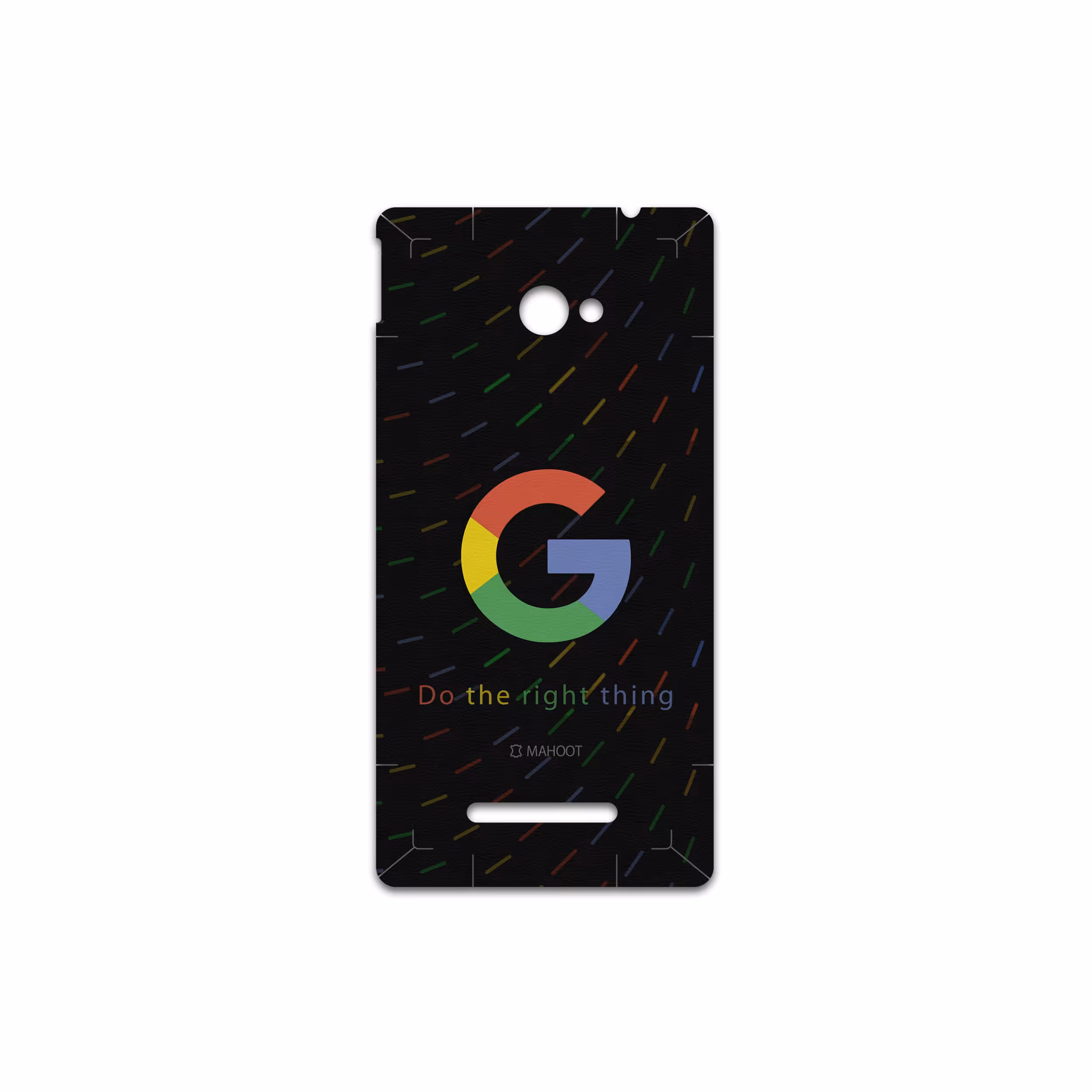 برچسب پوششی ماهوت مدل Ggl مناسب برای گوشی موبایل اچ تی سی 8X