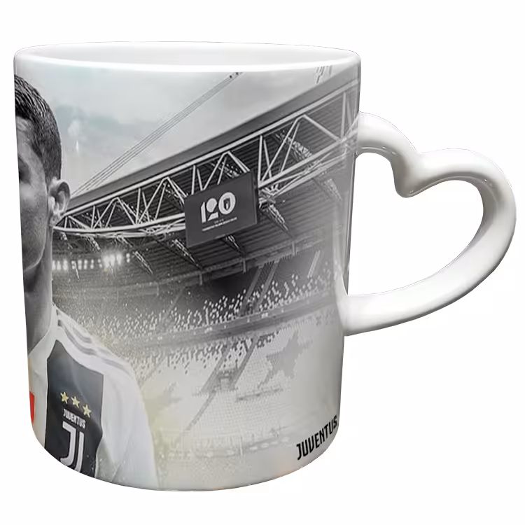 ماگ مدل دسته قلبی طرح رونالدو کد 221