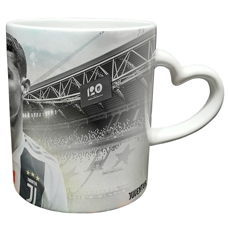 ماگ مدل دسته قلبی طرح رونالدو کد 221