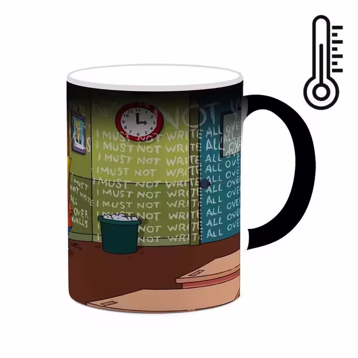 ماگ حرارتی کاکتی طرح کارتون سیمپسون مدل mgh23781
