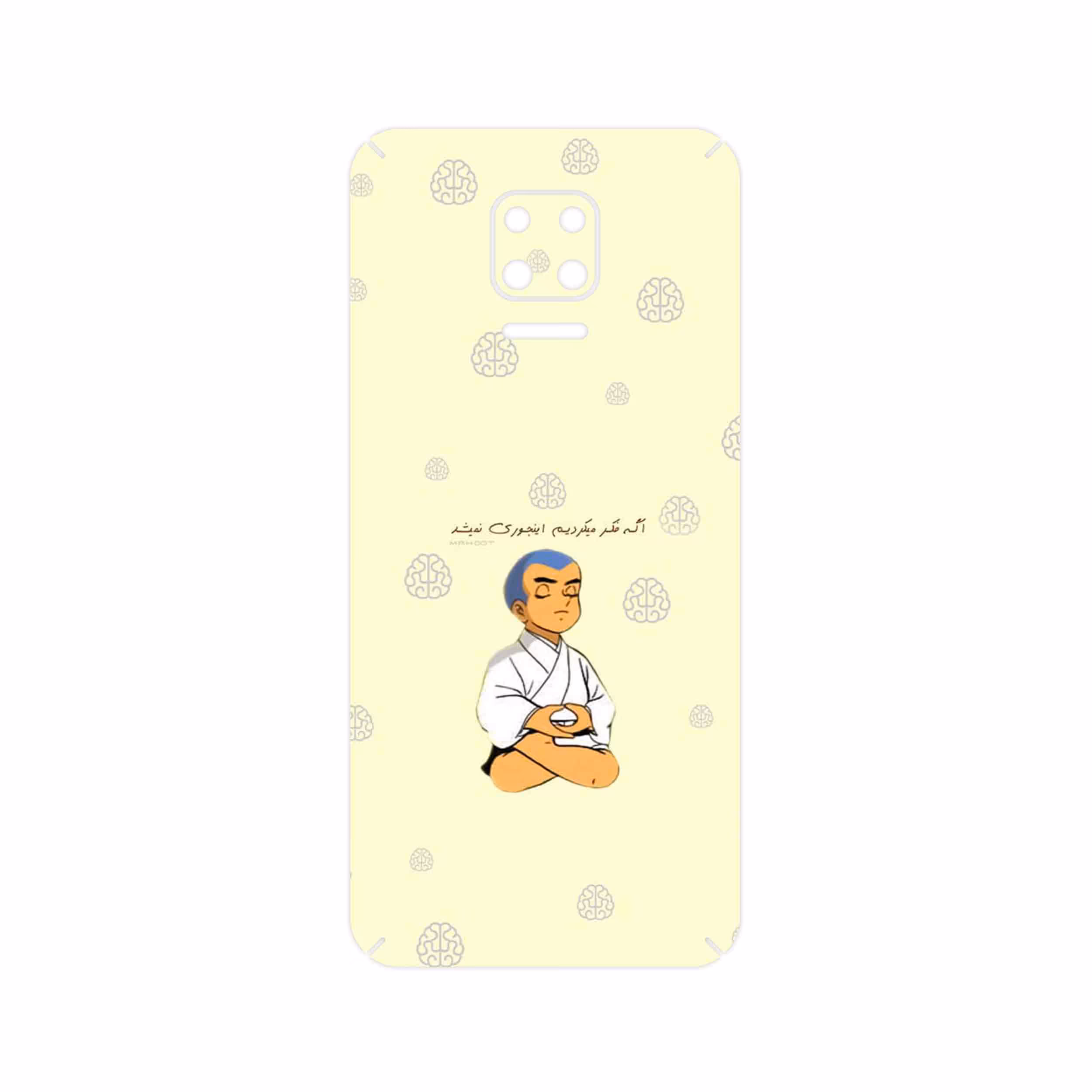 برچسب پوششی ماهوت مدل Ikkyu-san مناسب برای گوشی موبایل شیائومی Redmi Note 9S