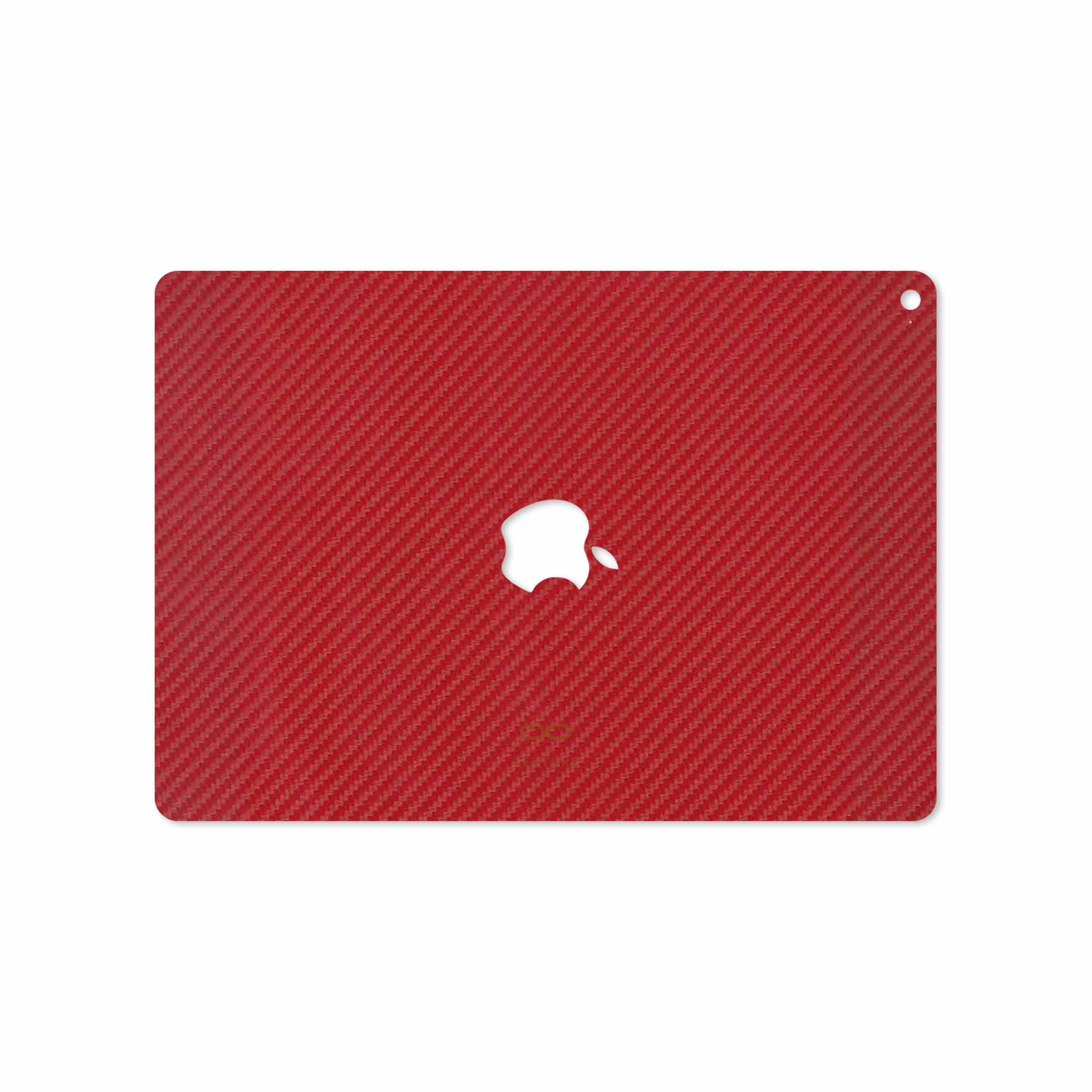 برچسب پوششی ماهوت مدل Red-Fiber مناسب برای تبلت اپل iPad Air 2 2014 A1566