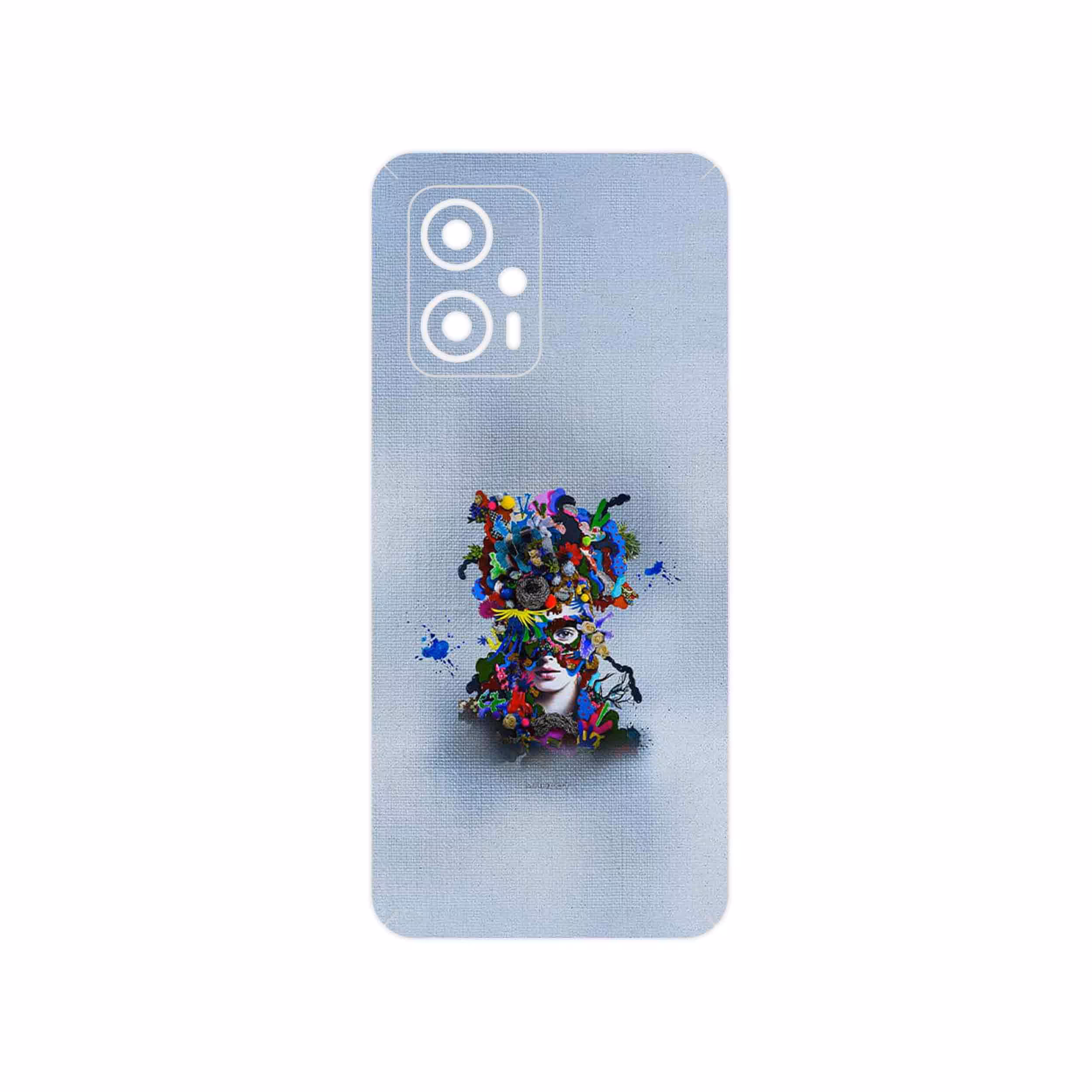 برچسب پوششی ماهوت مدل Collage of surreal Portrait of Women 4 مناسب برای گوشی موبایل شیائومی Poco X4 GT