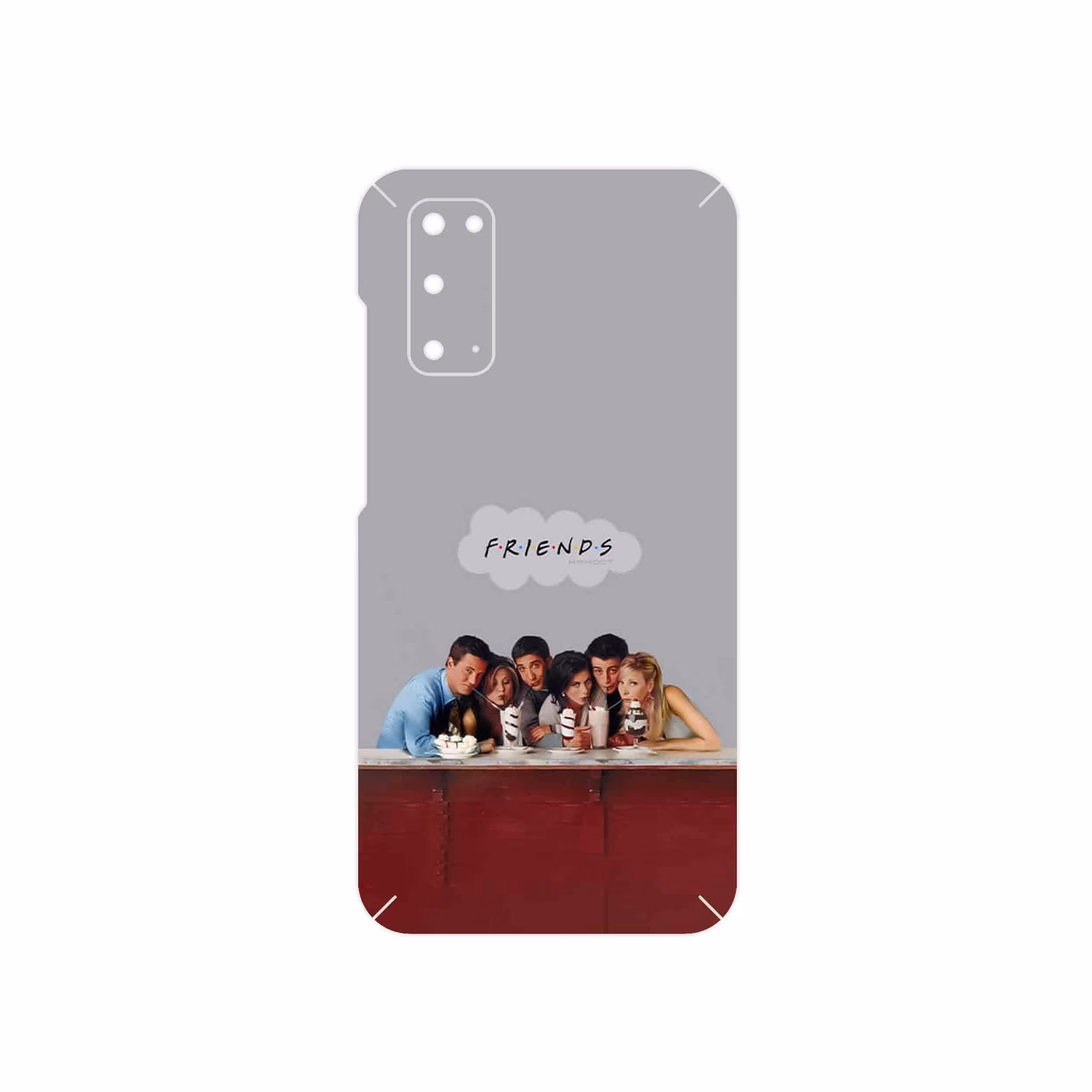 برچسب پوششی ماهوت مدل Friends 1 مناسب برای گوشی موبایل سامسونگ Galaxy S20