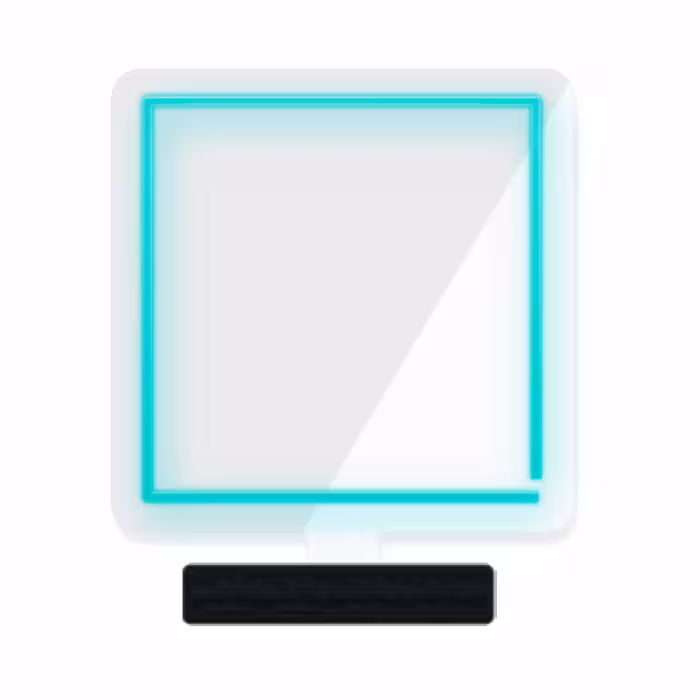 چراغ رومیزی مدل ریموت دار SQUARE-GL_TBL-GLASS