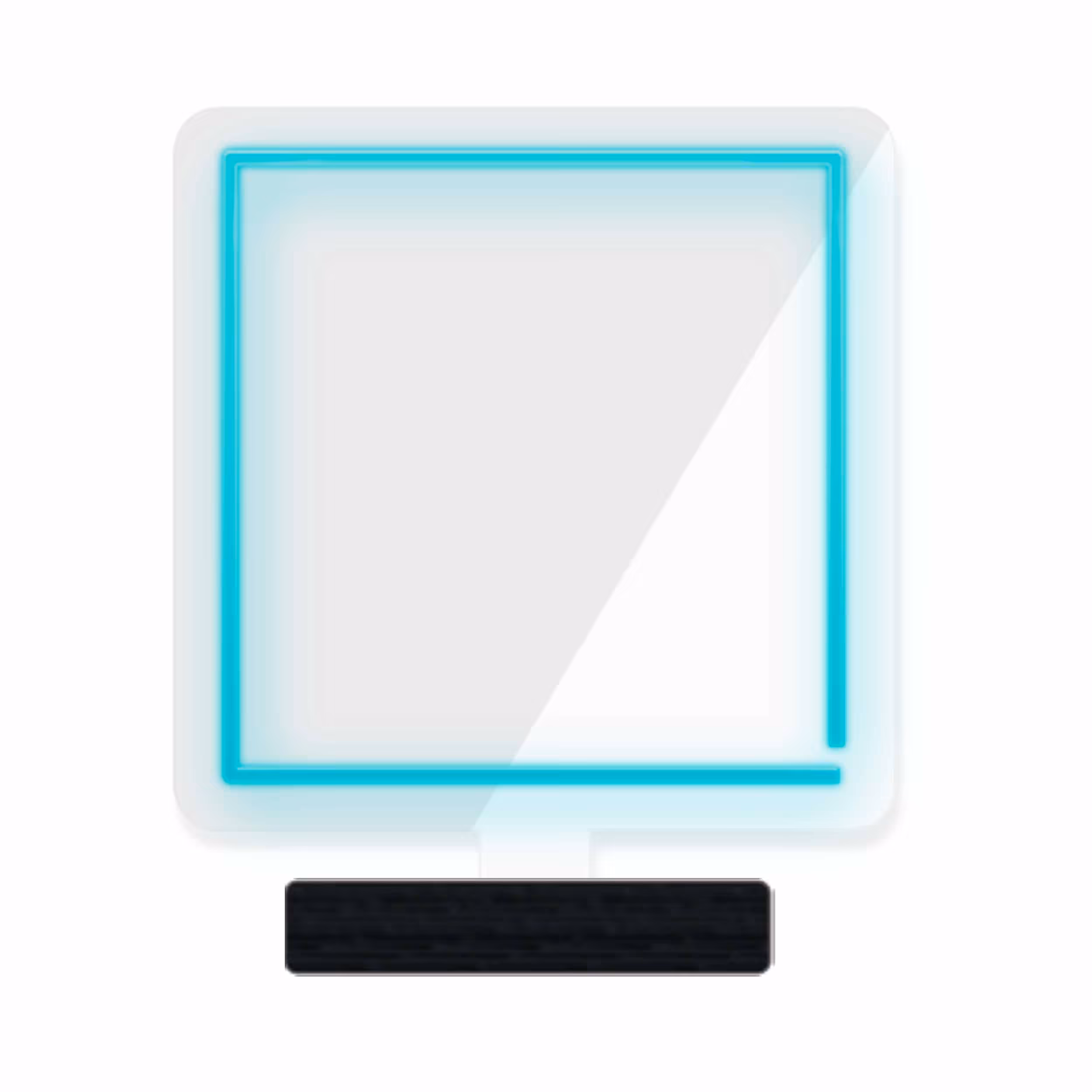 چراغ رومیزی مدل ریموت دار SQUARE-GL_TBL-GLASS