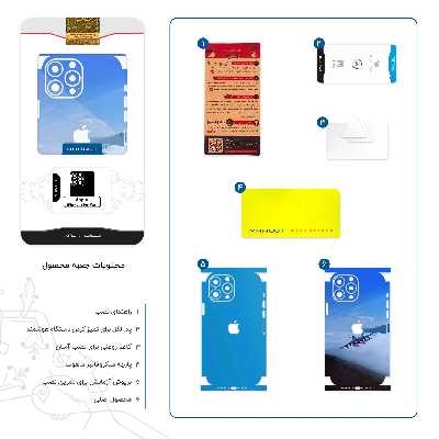 برچسب پوششی ماهوت مدل Fighter plane Su27-FullSkin مناسب برای گوشی موبایل اپل iPhone 13 Pro Max