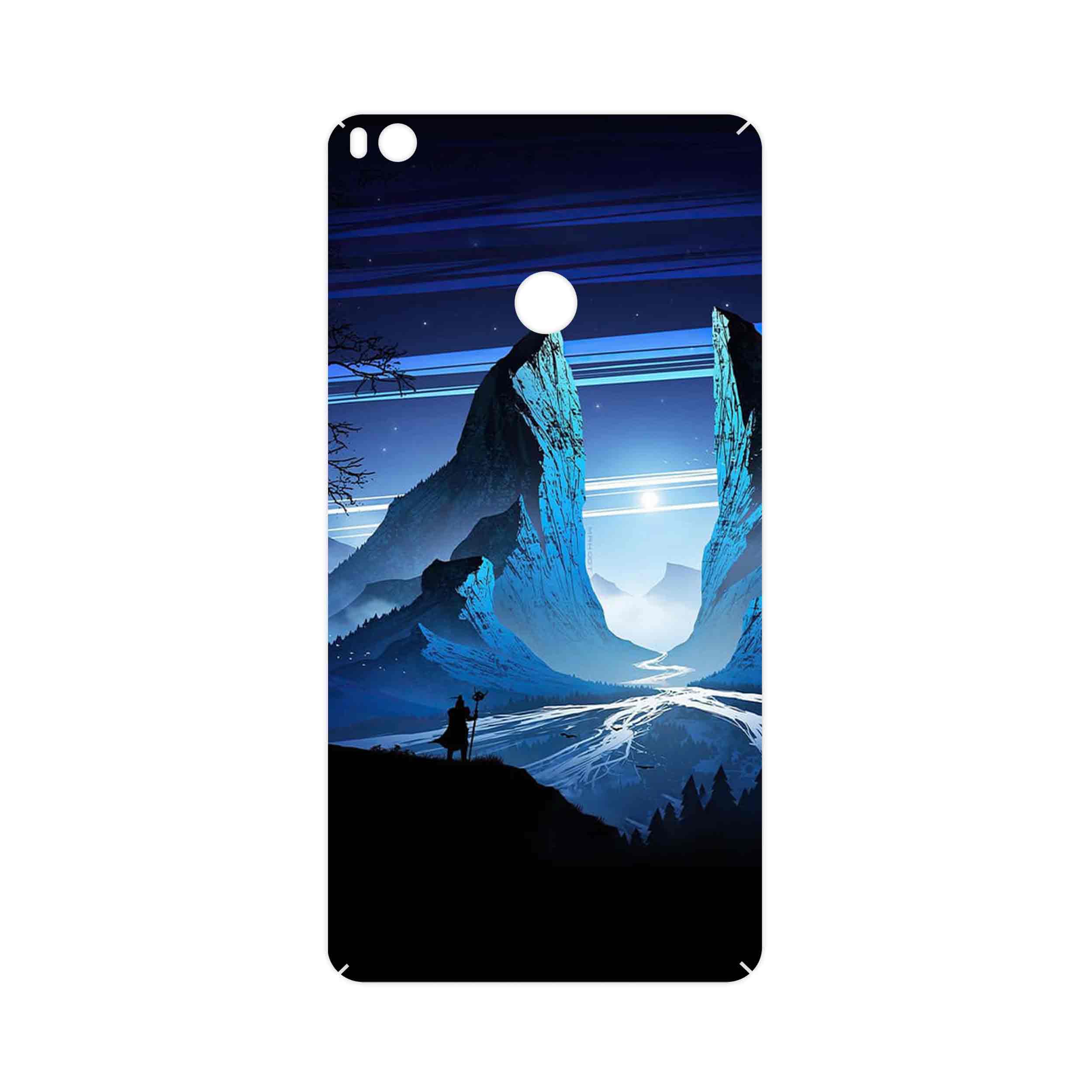 برچسب پوششی ماهوت مدل Blue Mountains Digital Art مناسب برای گوشی موبایل شیائومی Mi Max 2