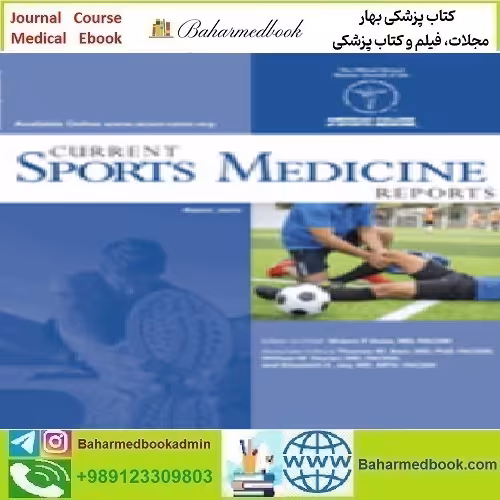 Current Sports Medicine Reports Volume 21 1 to 12 2022 TRUE