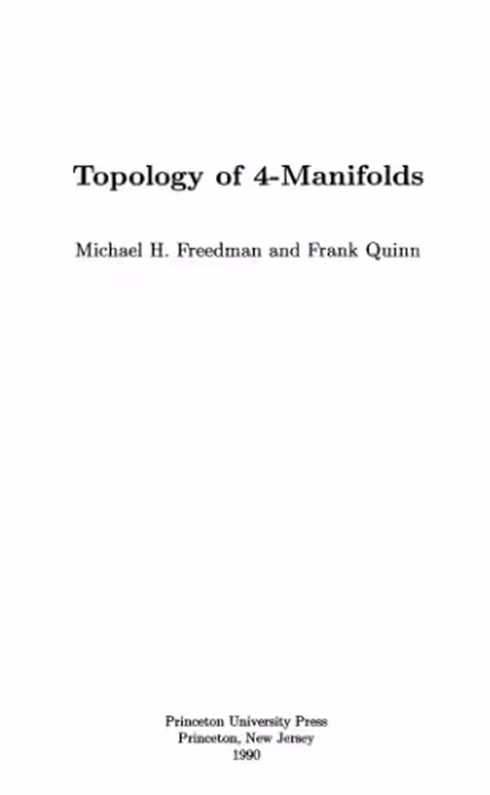 خرید و دانلود نسخه کامل کتاب Topology of 4-manifolds