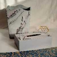 سطل و جادستمال  دکوری