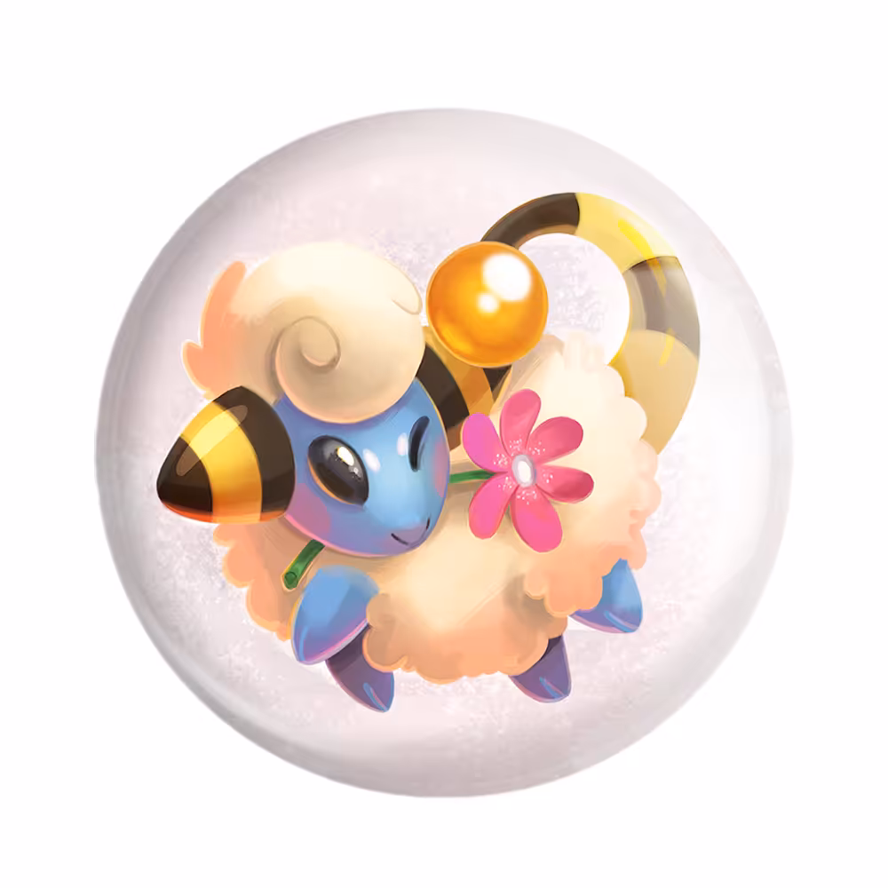 پیکسل خندالو مدل ماریپ انیمه پوکمون کد 17349