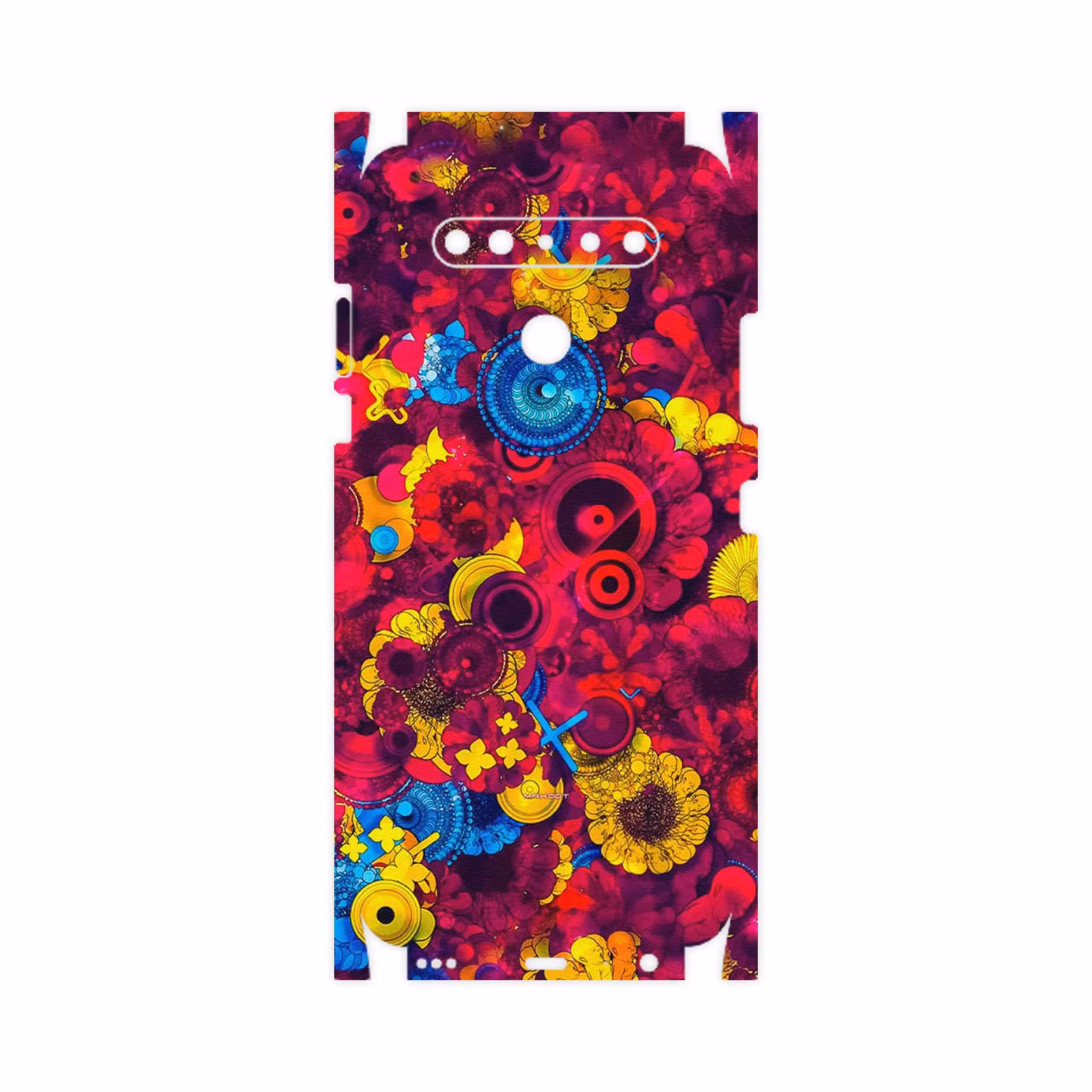 برچسب پوششی ماهوت مدل Vector Flower Garden Digital Art-FullSkin مناسب برای گوشی موبایل ال جی K41s