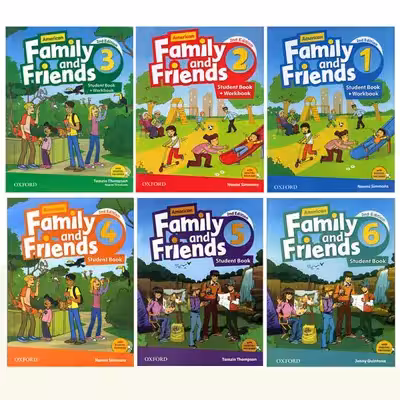 کتاب family and friends اثر Naomi Simmons انتشارات اکسفورد 6 جلدی