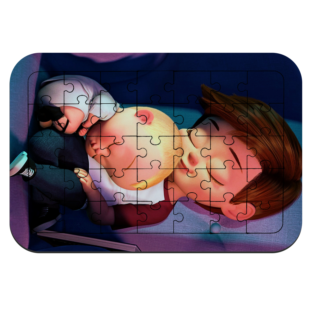 پازل 35 تکه طرح انیمیشن بچه رییس مدل NI1396