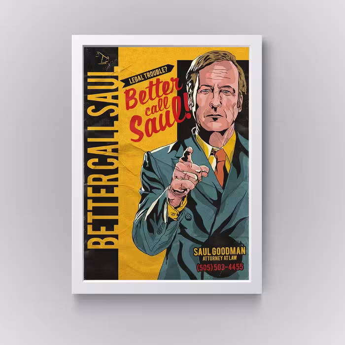تابلو مدل Better Call Saul کدN208