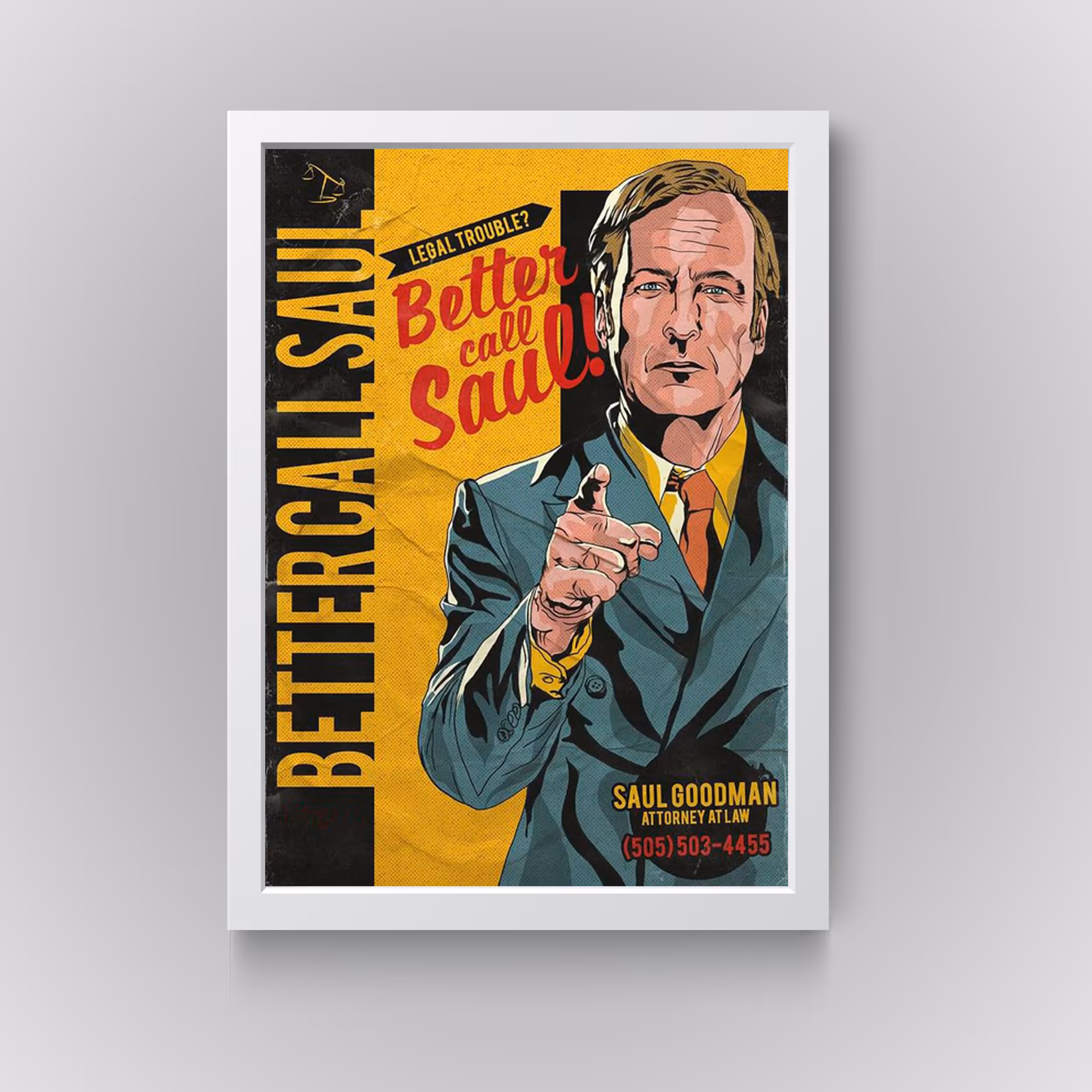 تابلو مدل Better Call Saul کدN208