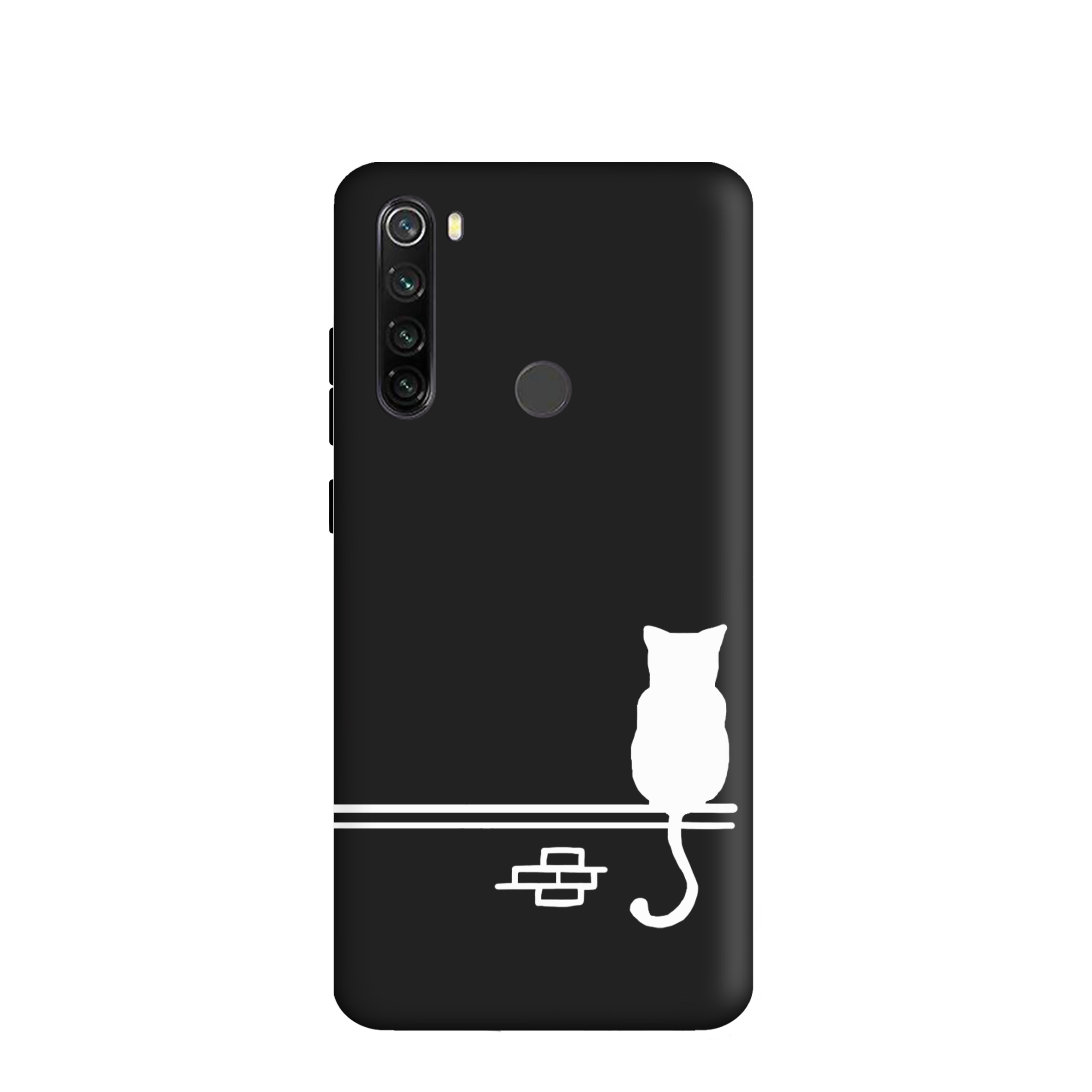 کاور طرح  گربه مینیمال  کد y9084 مناسب برای گوشی موبایل شیائومی  Redmi Note 8T