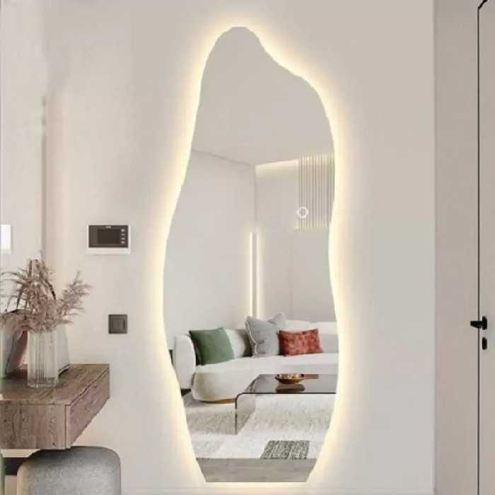 آینه دفرمه چراغدار(ارسال رایگان)01