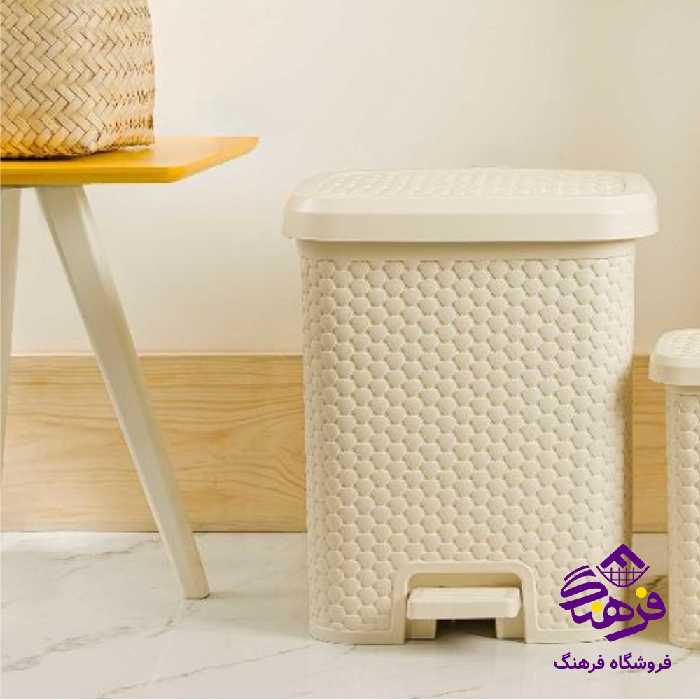 سطل پدالی بزرگ حصیری پالرمو اکسون 1201