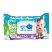 دستمال مرطوب در دار دافی مدل SENSETIVE بسته 70 عددی