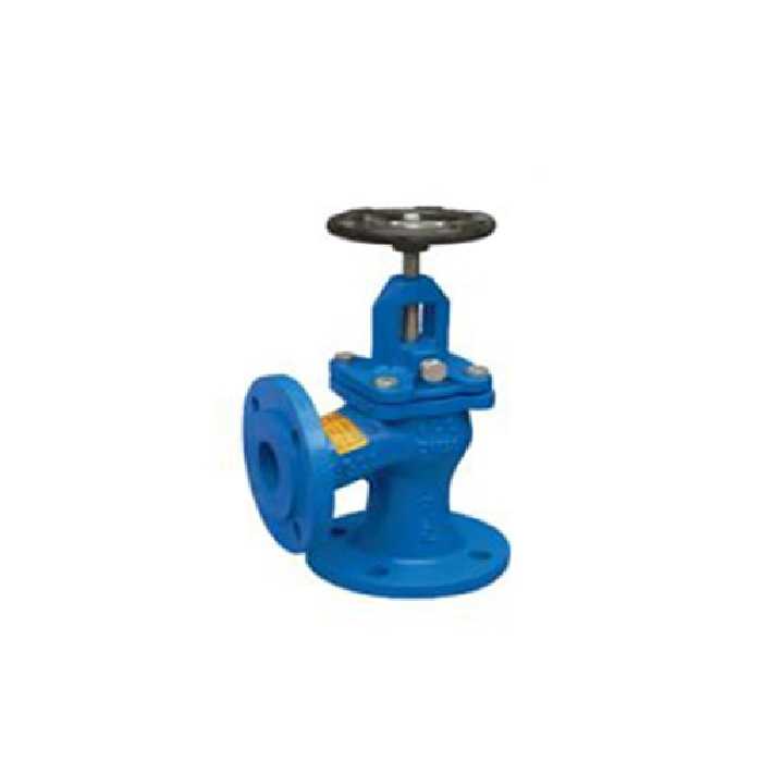 شیر فلکه سوپاپی 90 درجه چدنی PN16 سایز 2 1.2 اینچ وگ ایران بی همتا