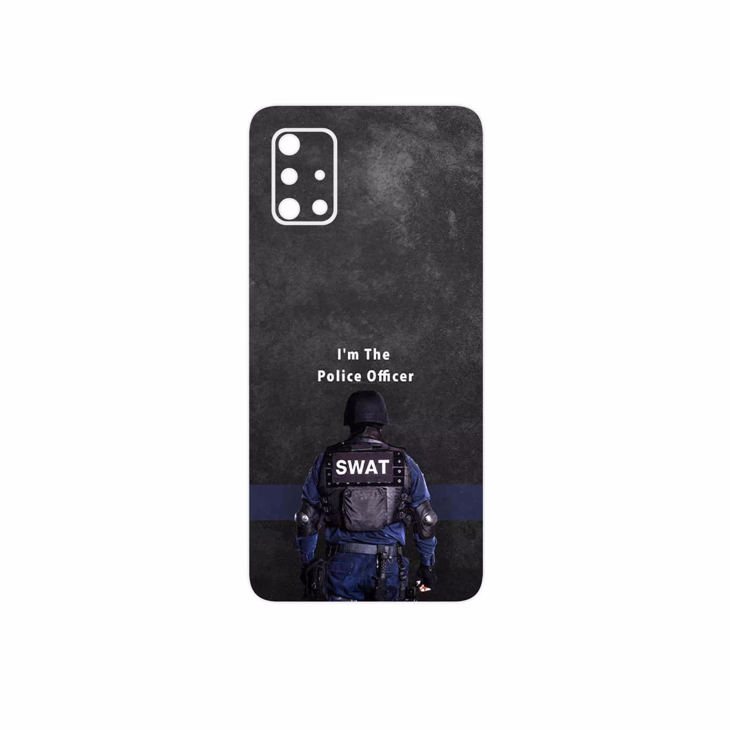 برچسب پوششی ماهوت مدل Police Officer مناسب برای گوشی موبایل سامسونگ Galaxy A71 5G