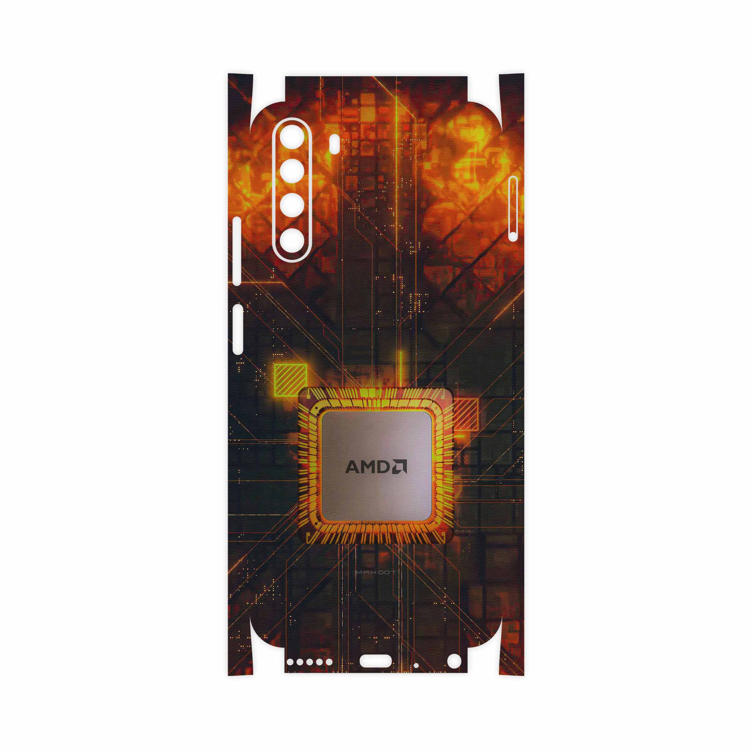 برچسب پوششی ماهوت مدل AMD-Brand-FullSkin مناسب برای گوشی موبایل جی پلاس X10