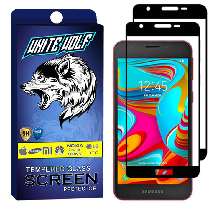 محافظ صفحه نمایش وایت ولف مدل WGF مناسب برای گوشی موبایل سامسونگ Galaxy A2 Core بسته 2 عددی | کالا برتری