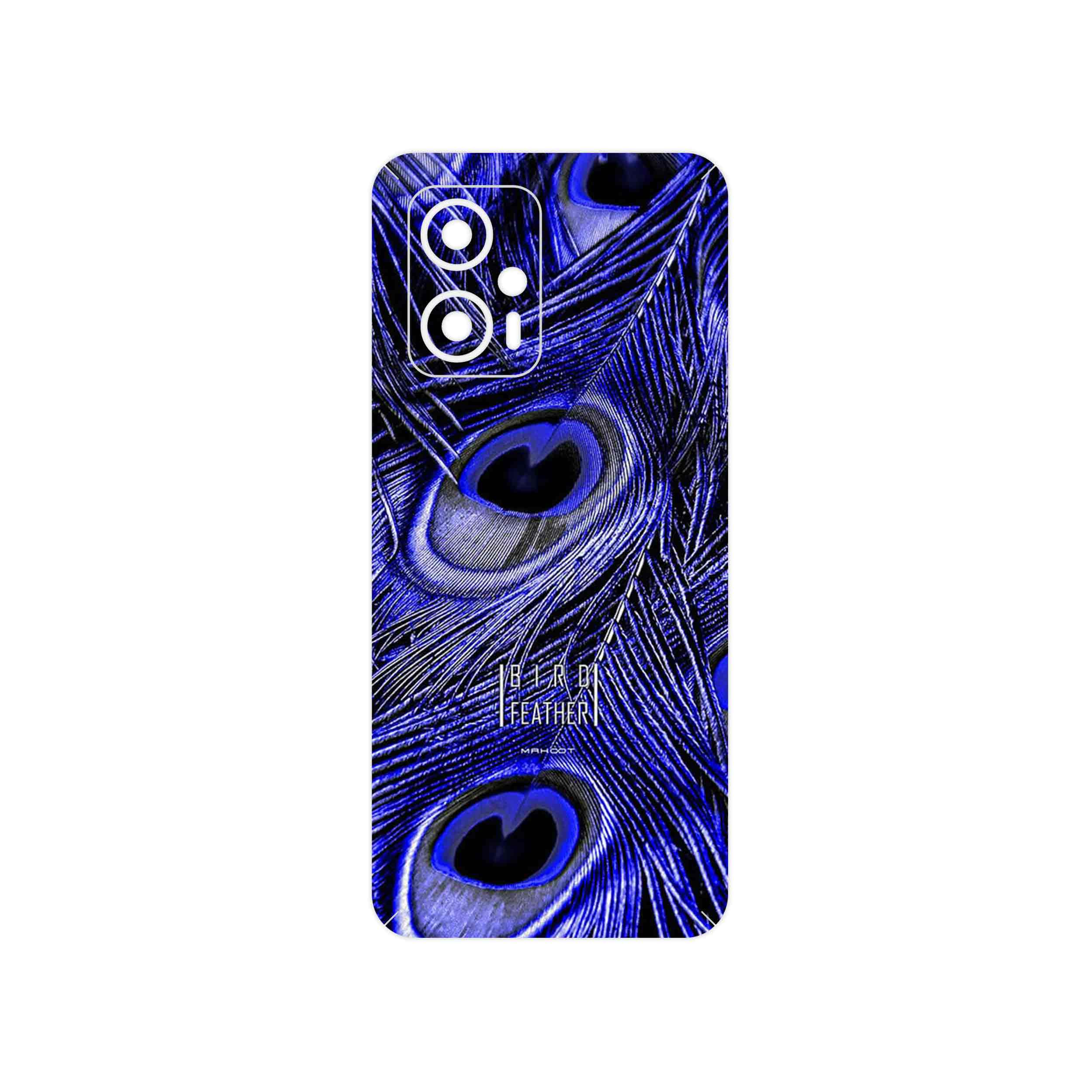 برچسب پوششی ماهوت مدل Purple Feather مناسب برای گوشی موبایل شیائومی Poco X4 GT