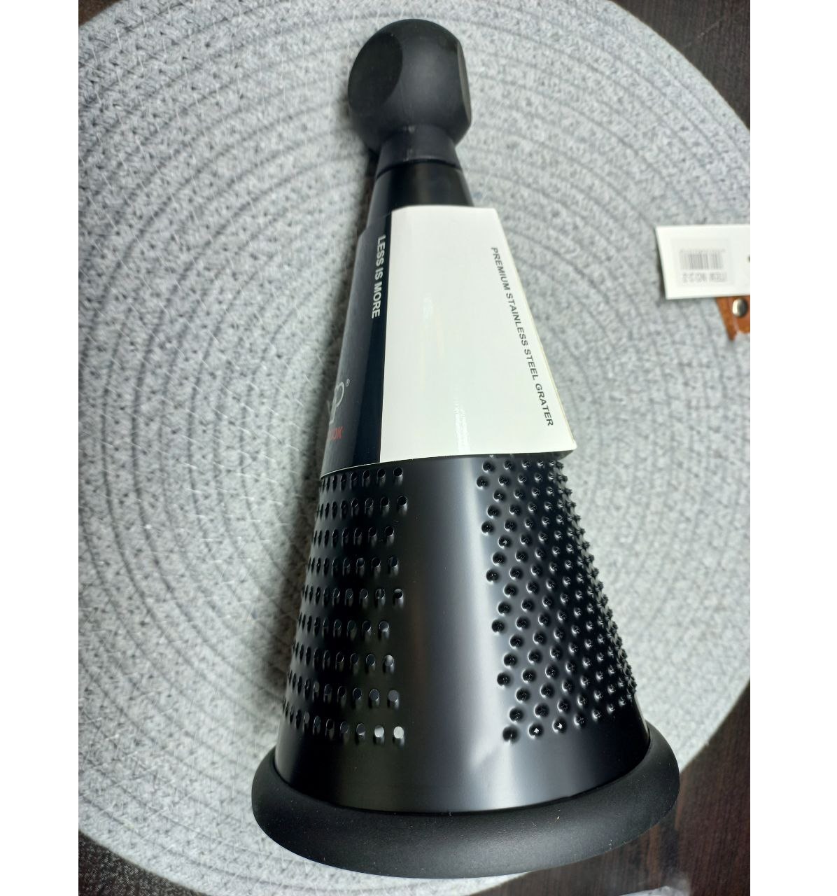 رنده مشکی هرمی گرد بزرگ کد 186