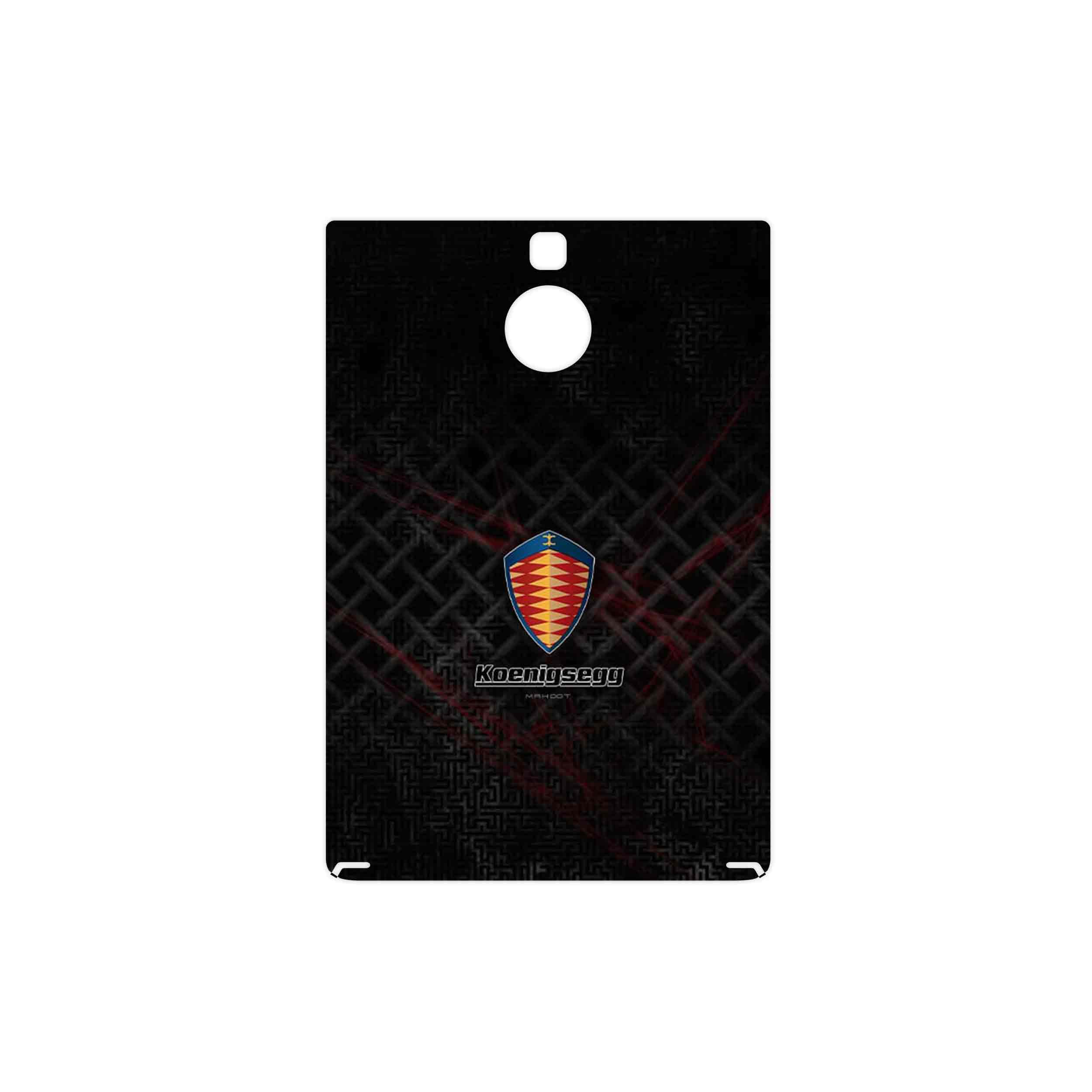 برچسب پوششی ماهوت مدل Koenigsegg Automotive AB مناسب برای گوشی موبایل بلک بری Passport Silver Edition