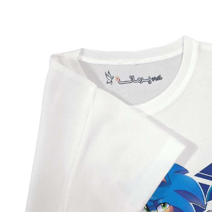 تی شرت بچگانه پرمانه طرح سونیک کد pmt.1584