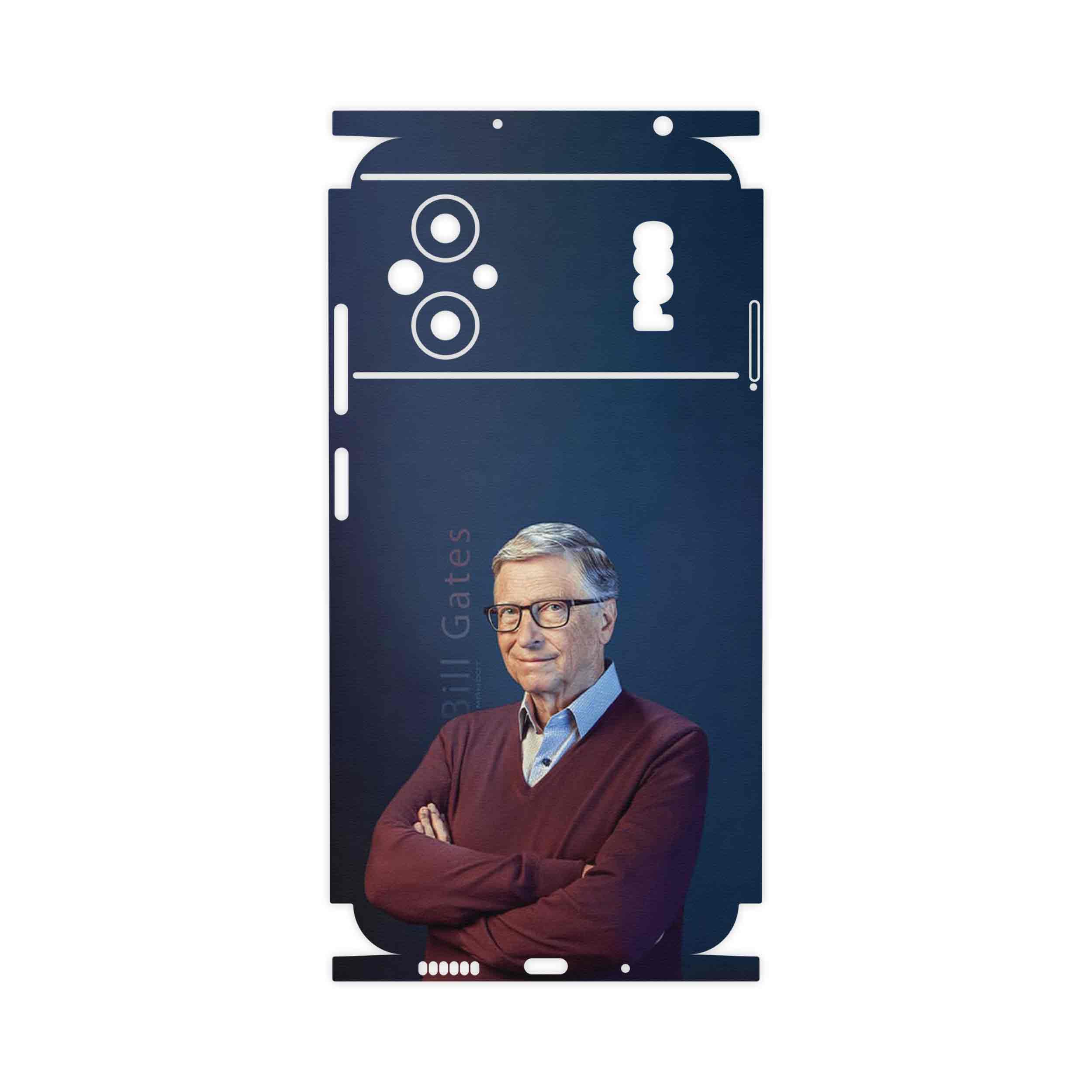 برچسب پوششی ماهوت مدل Bill_Gates-FullSkin مناسب برای گوشی موبایل شیائومی Poco M5