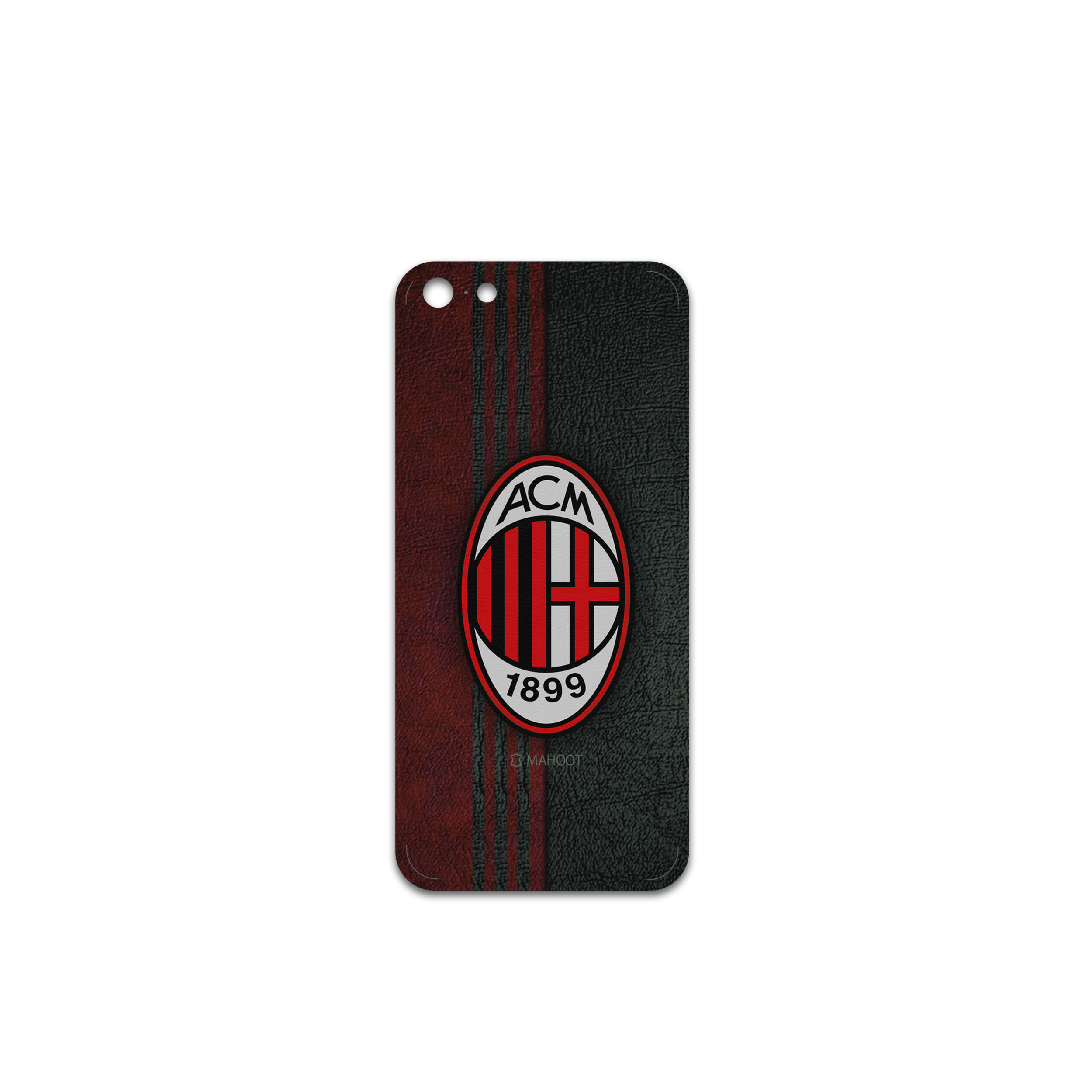 برچسب پوششی ماهوت مدل AC-Milan-FC مناسب برای گوشی موبایل اپل iPhone 5c