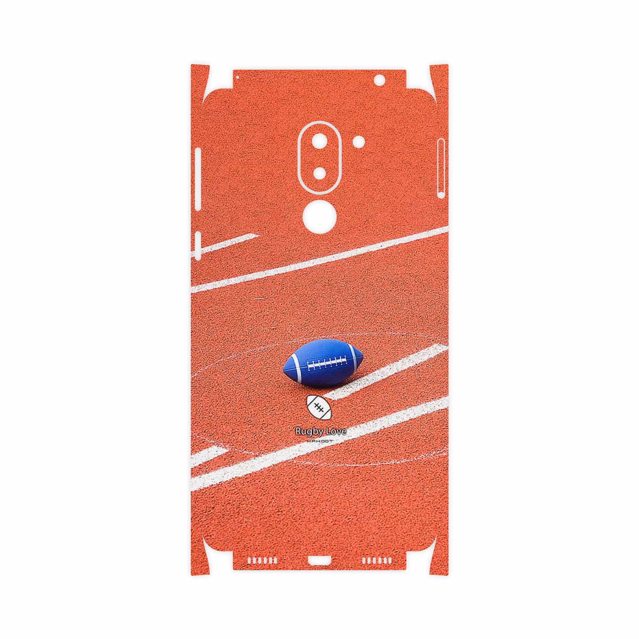 برچسب پوششی ماهوت مدل Rugby football-FullSkin مناسب برای گوشی موبایل آنر 6X
