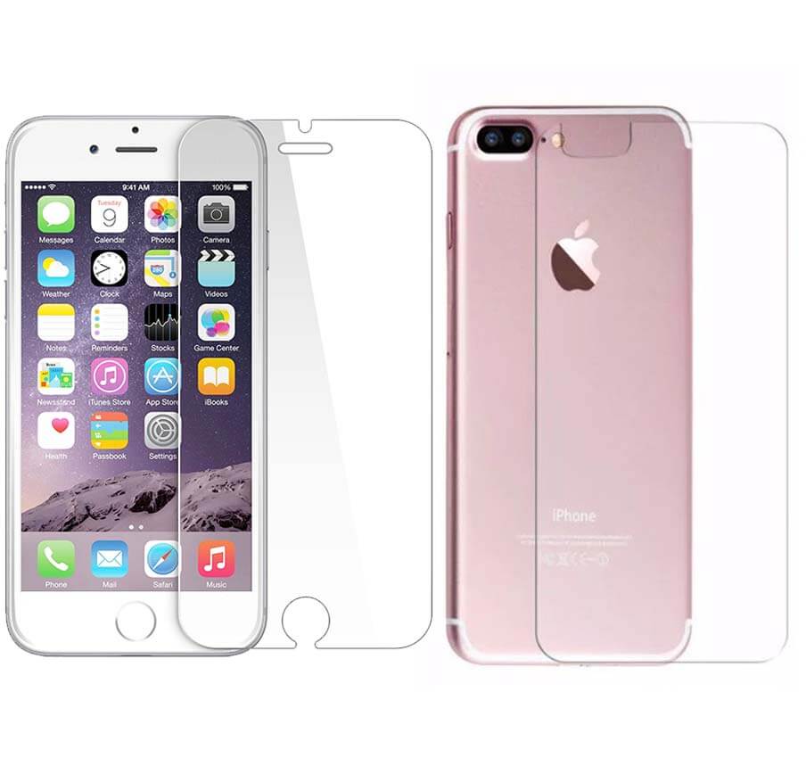 گلس آیفون 7S/7 PLUS پشت و رو