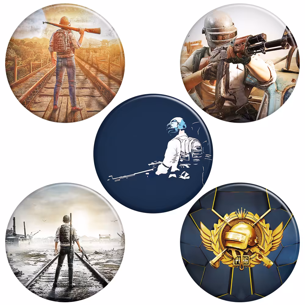 پیکسل گالری باجو طرح بازی پابجی کد pubg24 مجموعه 5 عددی