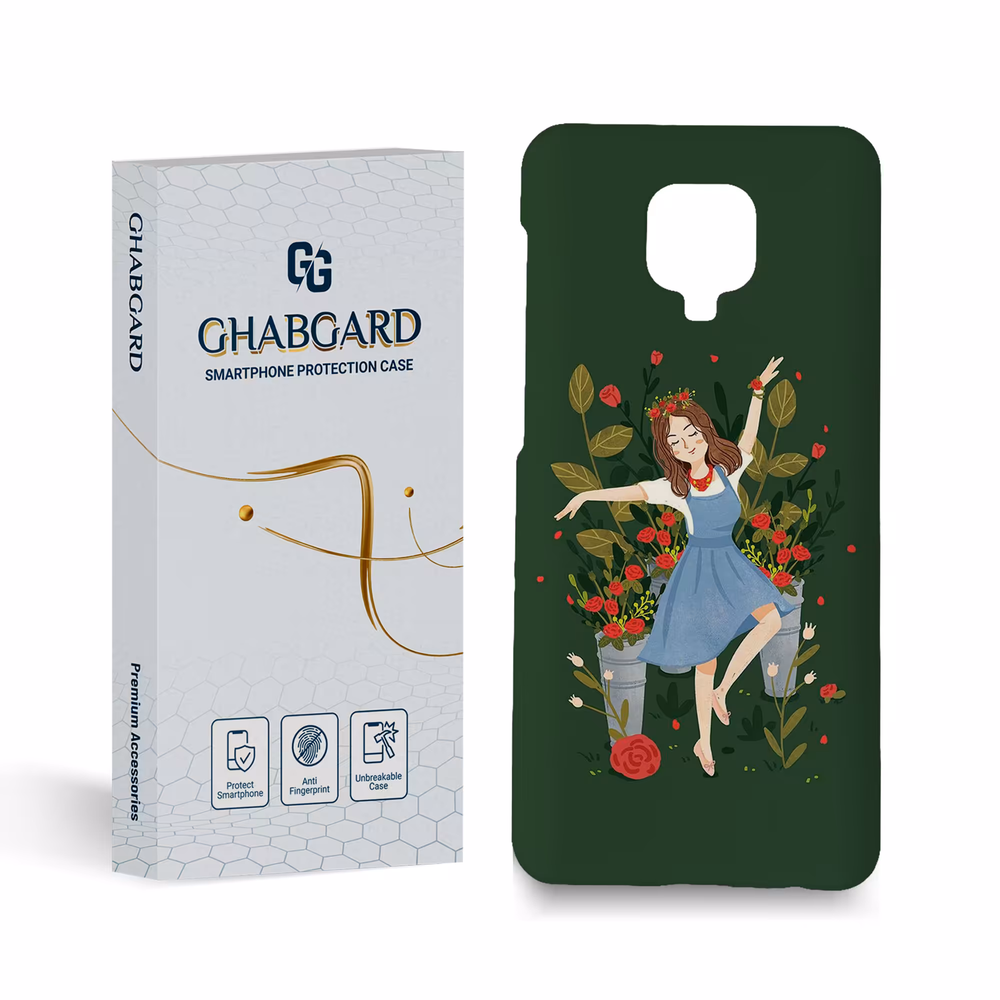  کاور قاب گارد مدل دخترانه مناسب برای گوشی موبایل شیائومی  Redmi note 9 pro 