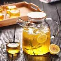 قوری 1500 میل پیرکس درب بامبو