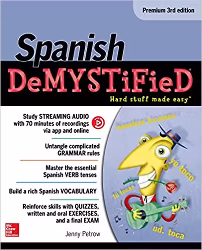 خرید و دانلود نسخه کامل کتاب Spanish Demystified, Premium (3rd Edition) -   pdf