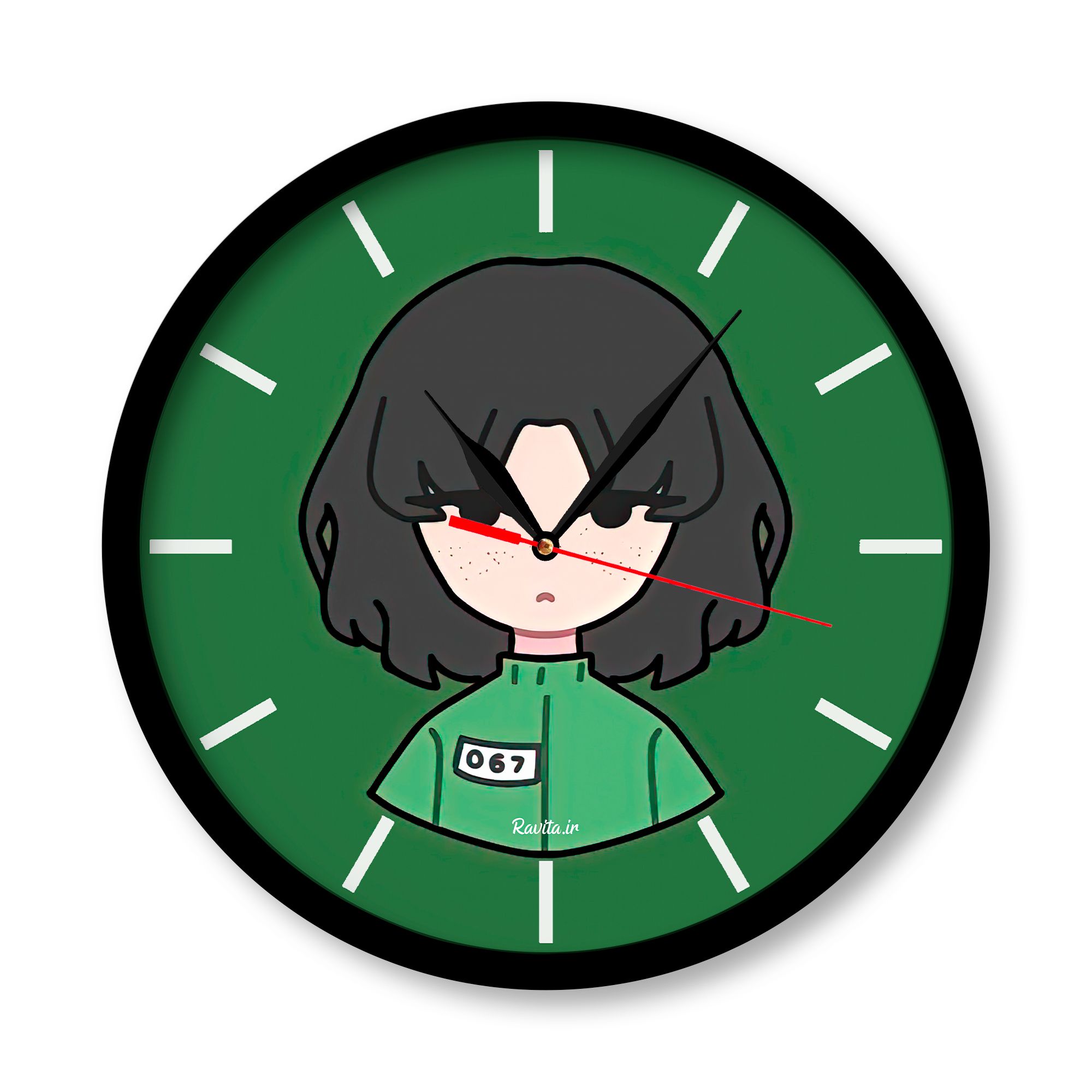 ساعت‌ دیواری راویتا طرح بازی مرکب کد 3318
