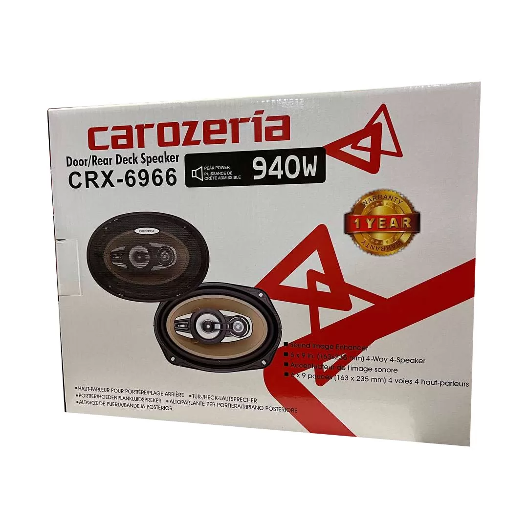 باند خربزی ای کاروزریا _ Carozeria مدل crx6966 با توان 940 وات